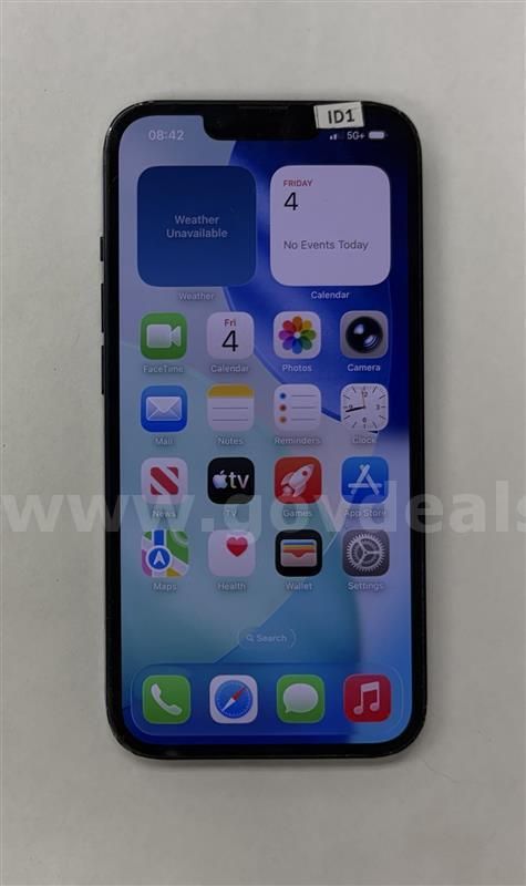 Apple iPhone 13 Midnight 128GB – Reset and Activated – Grade B – 100% Battery