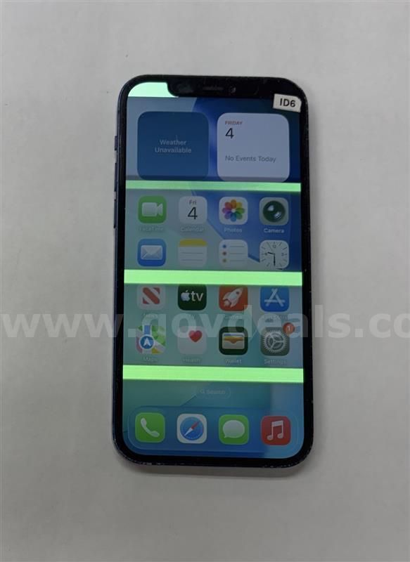Apple iPhone 12 Blue 128GB – Reset and Activated – Grade D – 78% Battery