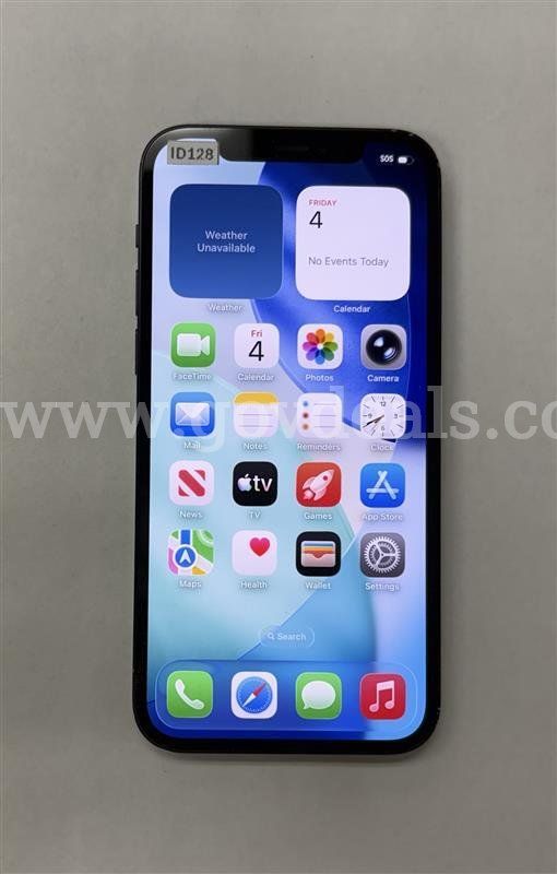 Apple iPhone 12 Black 64GB – Reset and Activated – Grade B – 90% Battery
