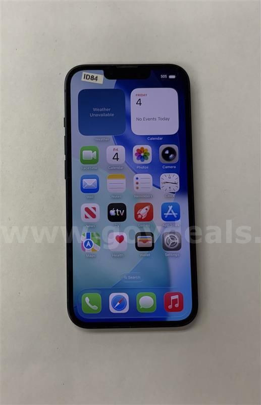 Apple iPhone 13 Midnight 128GB – Reset and Activated – Grade B – 100% Battery
