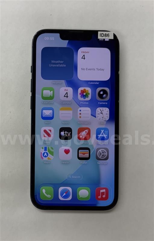 Apple iPhone 13 Midnight 128GB – Reset and Activated – Grade C – 85% Battery
