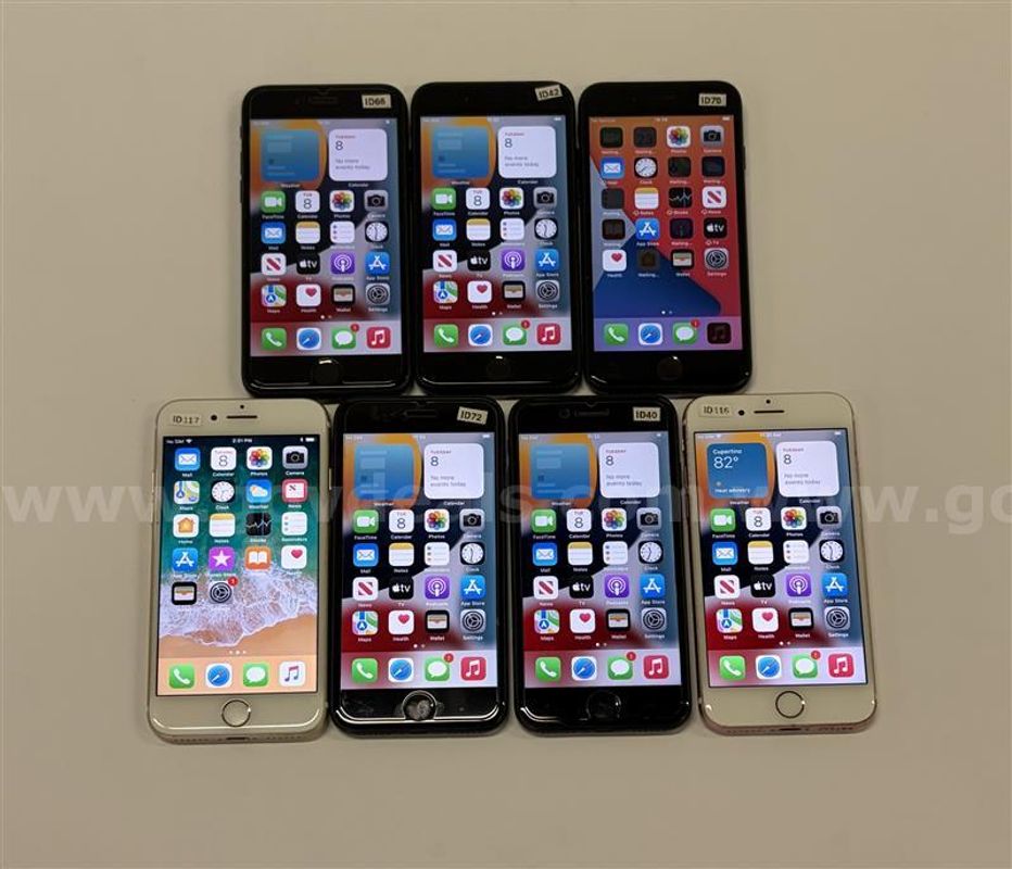 Lot of (7) Apple iPhone 7 – 32GB & 128GB – Reset & Activated (RA) – Grade B – Clean IMEI – Ready for Use