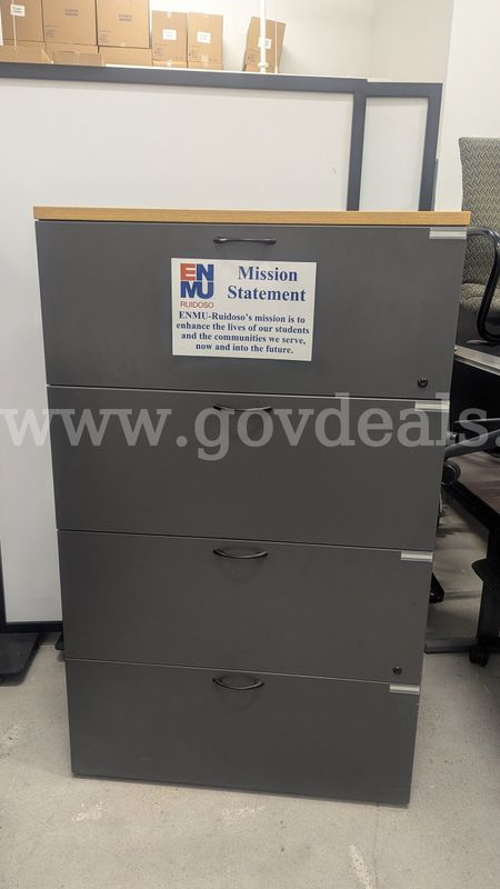 Tall Gray Filing Cabinet