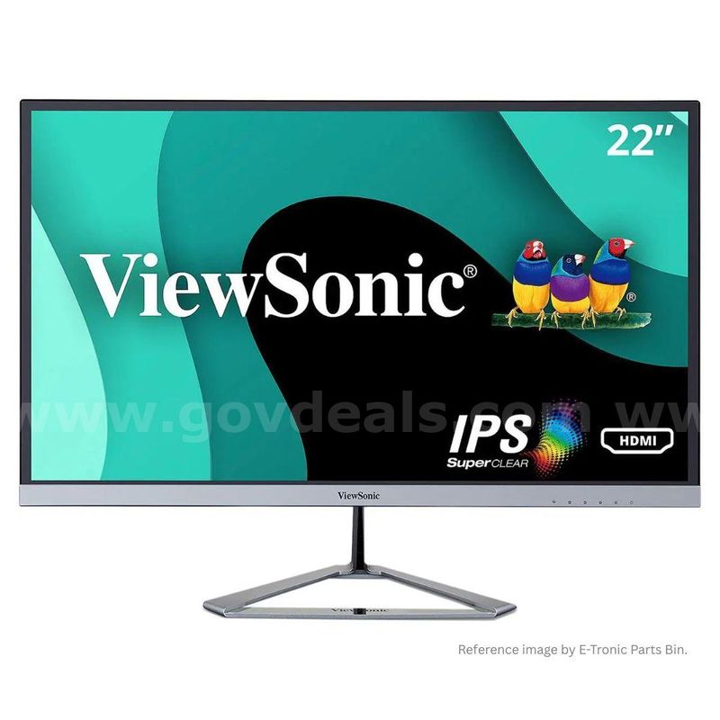 Lot of 9 ViewSonic VX2276-smhd 22" Full HD LED IPS Monitors HDMI VGA Gaming