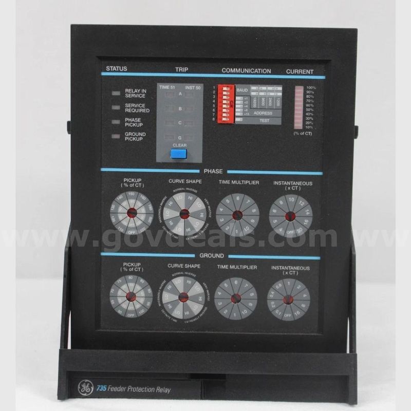 Ge Multilin 735 Feeder Protection Relay Unit 735-5-5-Hi-485