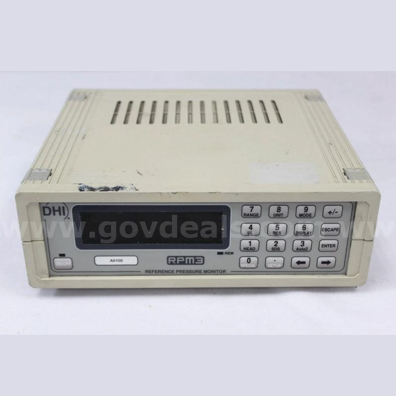 DHI RPM3 A0100 Multi-Range Reference Pressure Monitor Calibration System Lab