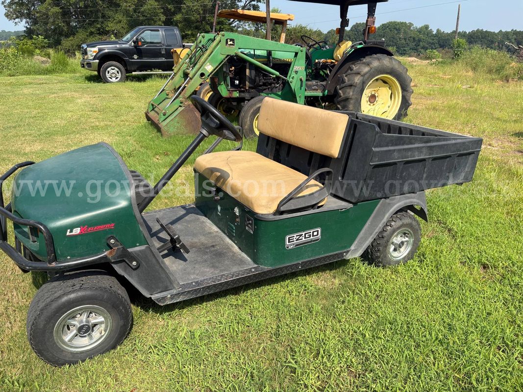EZGo Utility Cart with electric dump bed