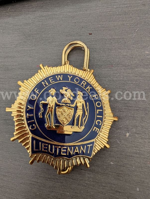NYPD Replica Lieutenant Shield Badge - Full Size - Blue Bloods - We Will Ship