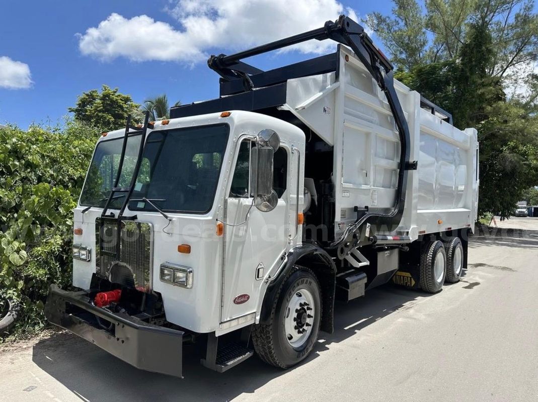 2008 Peterbilt 320 Pak-Mor Limited Front Loader Garbage Truck 40 Yards