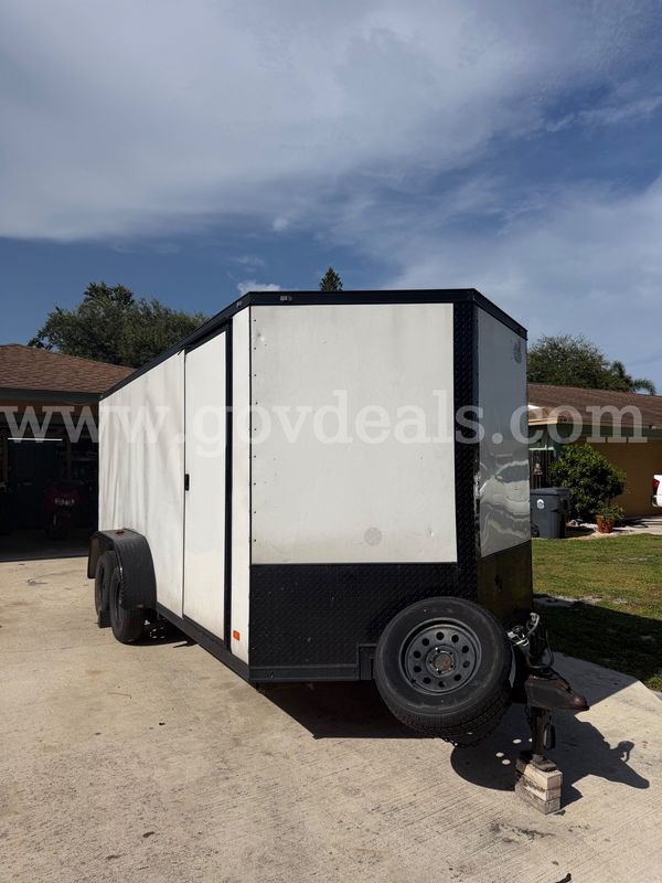 2022 Covered Wagon 7x16 Enclosed Cargo Trailer – Tandem Axle – 7,000 LB GVWR