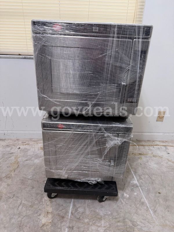 Lot of (2) Amana Menumaster DQ22HSI2 2200W Commercial Microwave Ovens – Tested Working