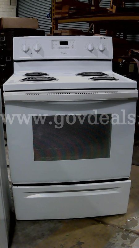 Whirlpool Stove & GE Microwave