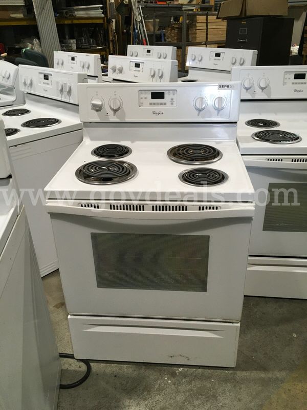 WHIRLPOOL STOVE/OVEN & MICROWAVE