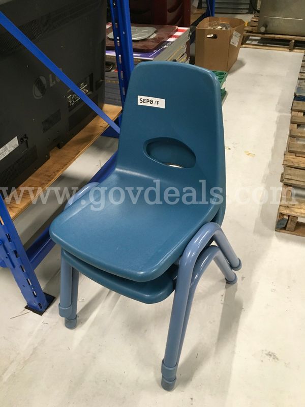 2x Blue Kids Chair