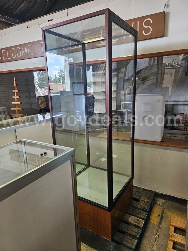 Glass Display Case Tower