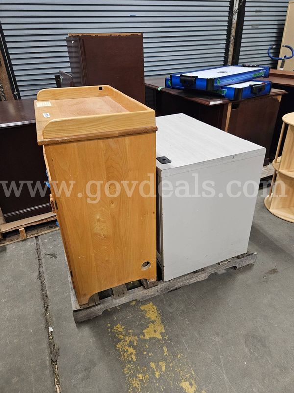 1 Cabinet & 1 Desk