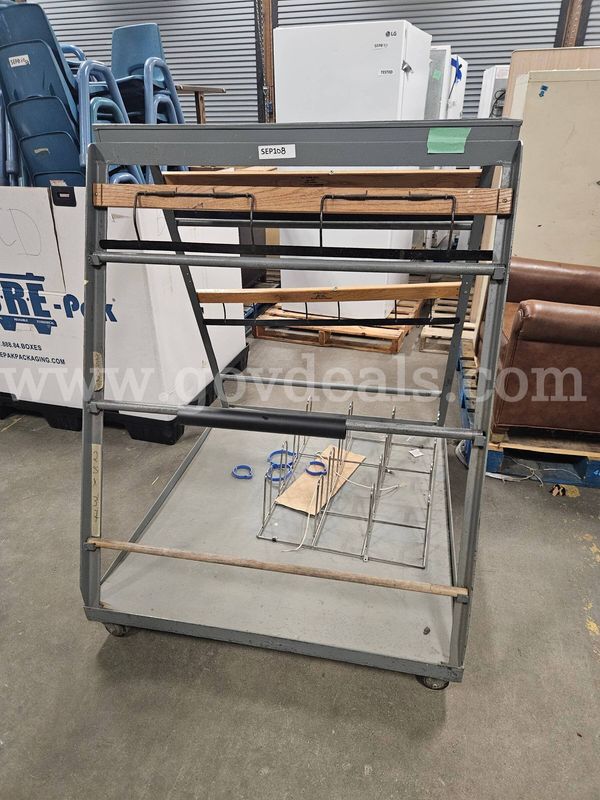Metal rolling cart