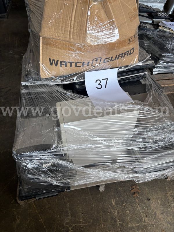 Pallet of Desktops, Landline Phones, Printers, Toughbook's, and Switches