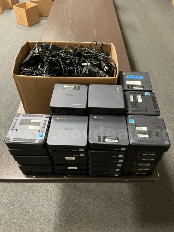 Lot of 50 Chromebox Google Meet Boxes - ASUS Chromebox 3 N7041U