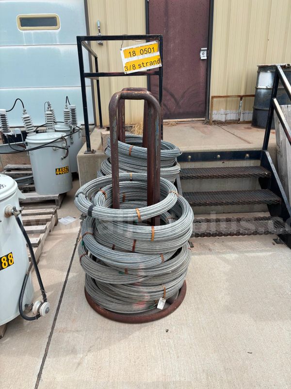 American Wire Rope 3/8" Class A Galvanized Guy Wire, 24 Reels