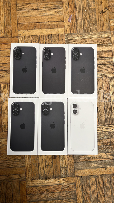 A lot of 6 iPhone 16 128GB VERIZON NEW