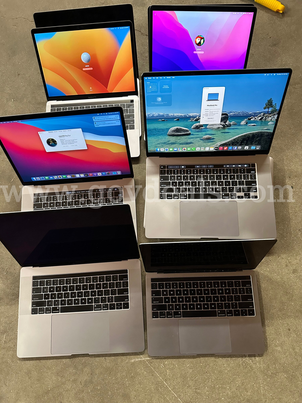 A lot of 20 mixed MacBooks