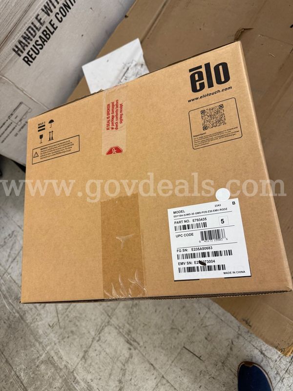 A lot of 100 ELO 15" AIO Point of Sale POS System ESY15I4-C