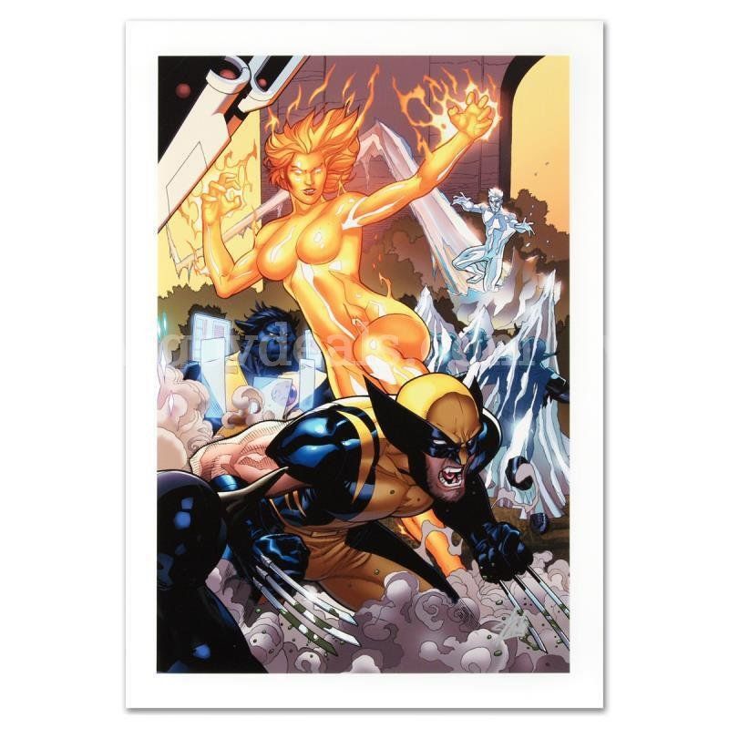 Stan Lee Signed, "Secret Invasion: X-Men #4" Limited Edition Fine Art