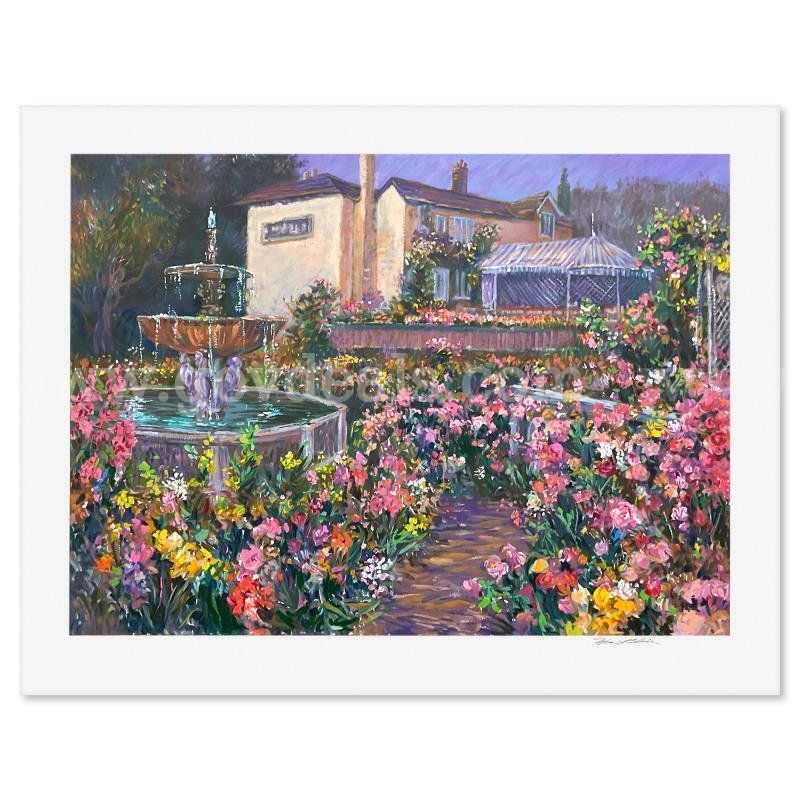 Henri Plisson, "Villa Fontana" Limited Edition Fine Art