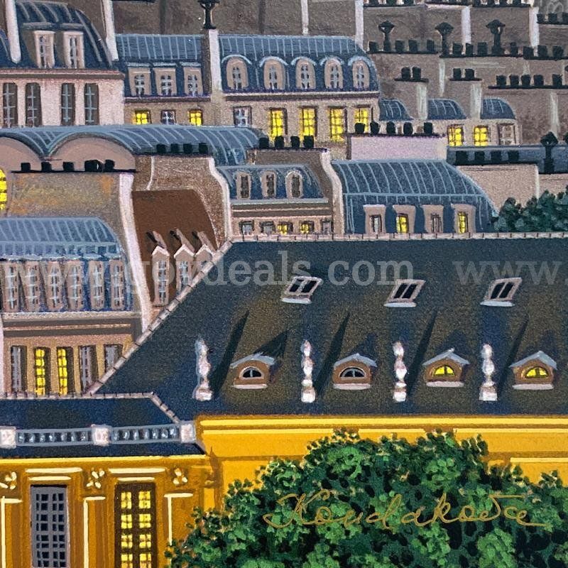 Liudmila Kondakova, "La Tour Eiffel (Toujours Paris)" Limited Edition Fine Art
