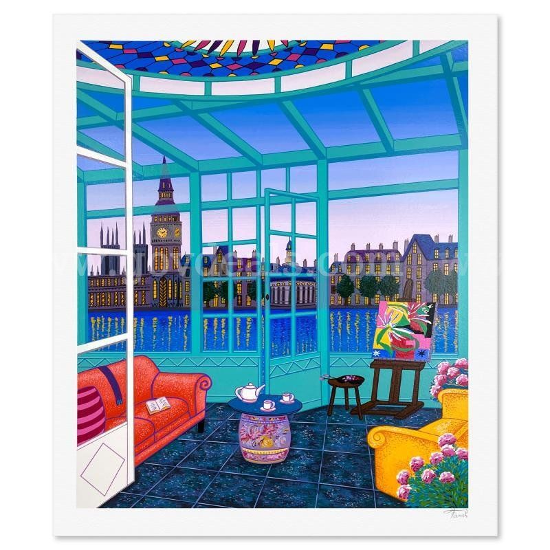 Fanch Ledan, "Veranda Matisse" Limited Edition Fine Art