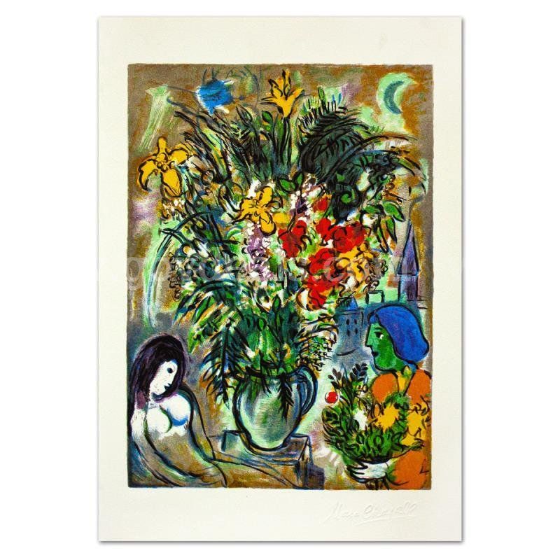 Marc Chagall (1887-1985), "L'offrande" Limited Edition Fine Art