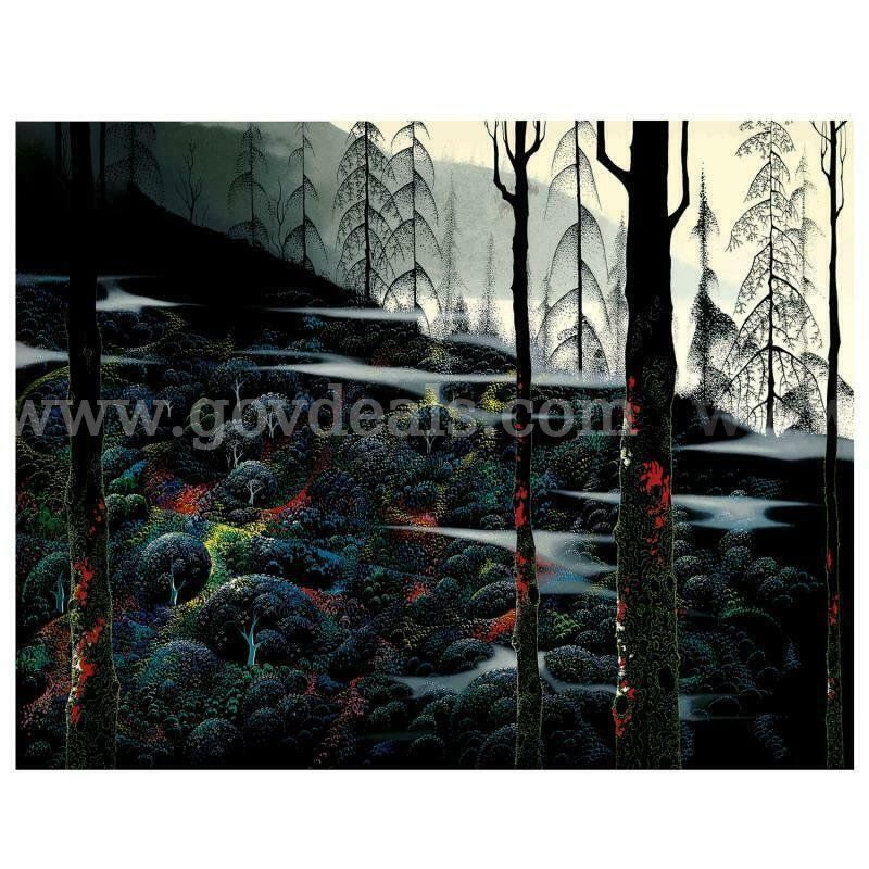 Eyvind Earle (1916-2000), "Dawns First Light" Limited Edition Fine Art
