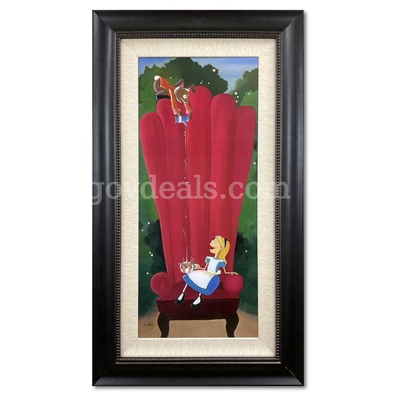 Katie Kelly, "Alice in the Big Chair" Limited Edition Fine Art