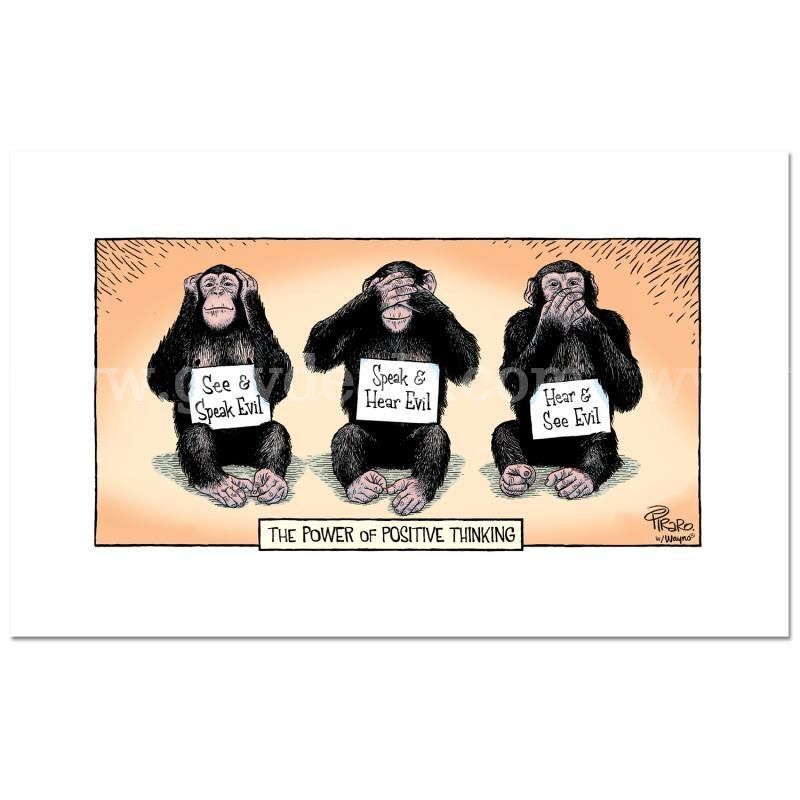 Bizarro, "Optimistic Chimps" Limited Edition Fine Art