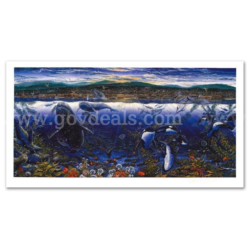 Robert Lyn Nelson, "Golden Light on Cannery Row" Limited Edition Fine Art