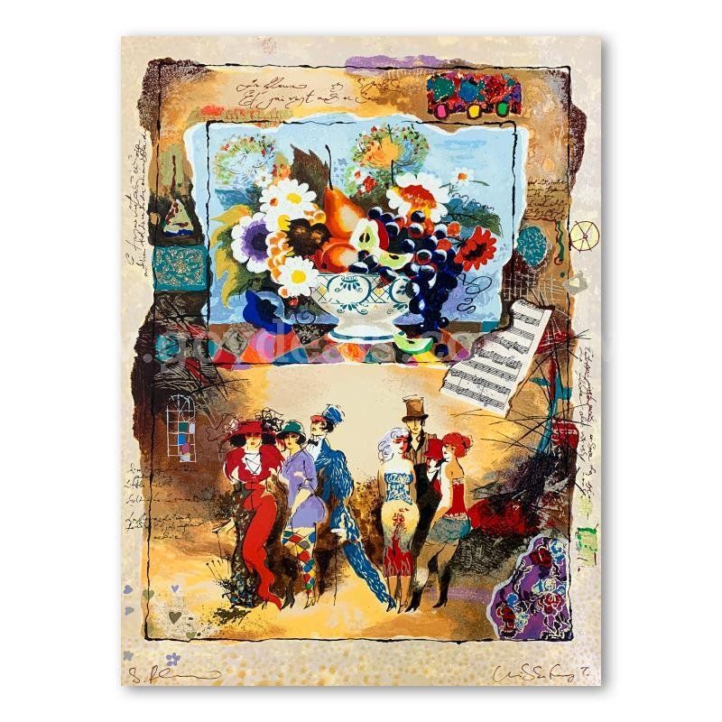 Alexander Galtchansky (1959-2008) and Tanya Wissotzky (1959-2006), "Floral Elegance" Limited Edition Fine Art