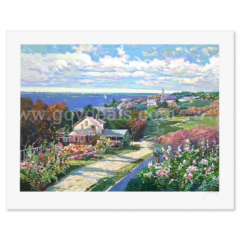 Ming Feng, "Seaside Vista" Limited Edition Fine Art
