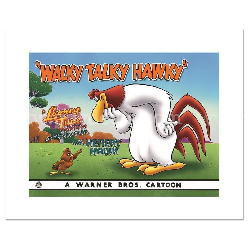 Looney Tunes, "Walky Talky Hawky" Limited Edition Fine Art