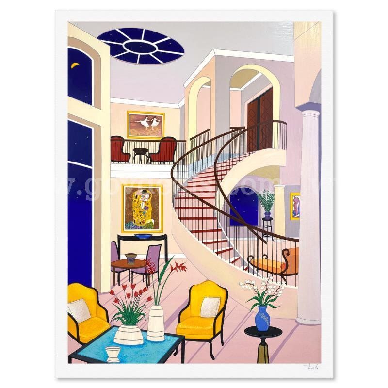 Fanch Ledan, "Interior with Klimt" Limited Edition Fine Art
