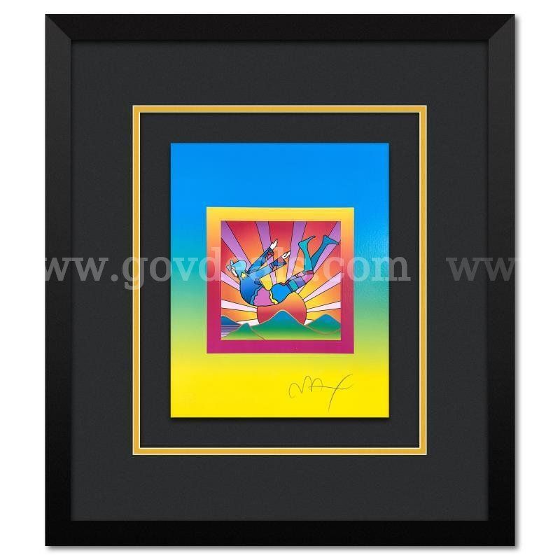 Peter Max, "Cosmic Flyer on Blends" Limited Edition Fine Art