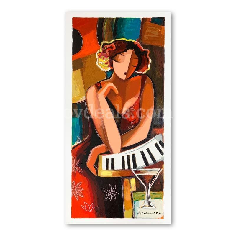 Michael Kerzner, "The Pianist" Limited Edition Fine Art