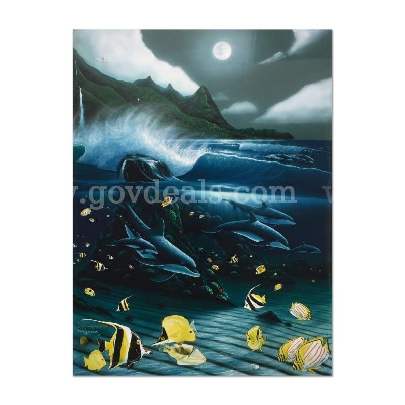 Wyland, "Hanalei Bay" Limited Edition Fine Art