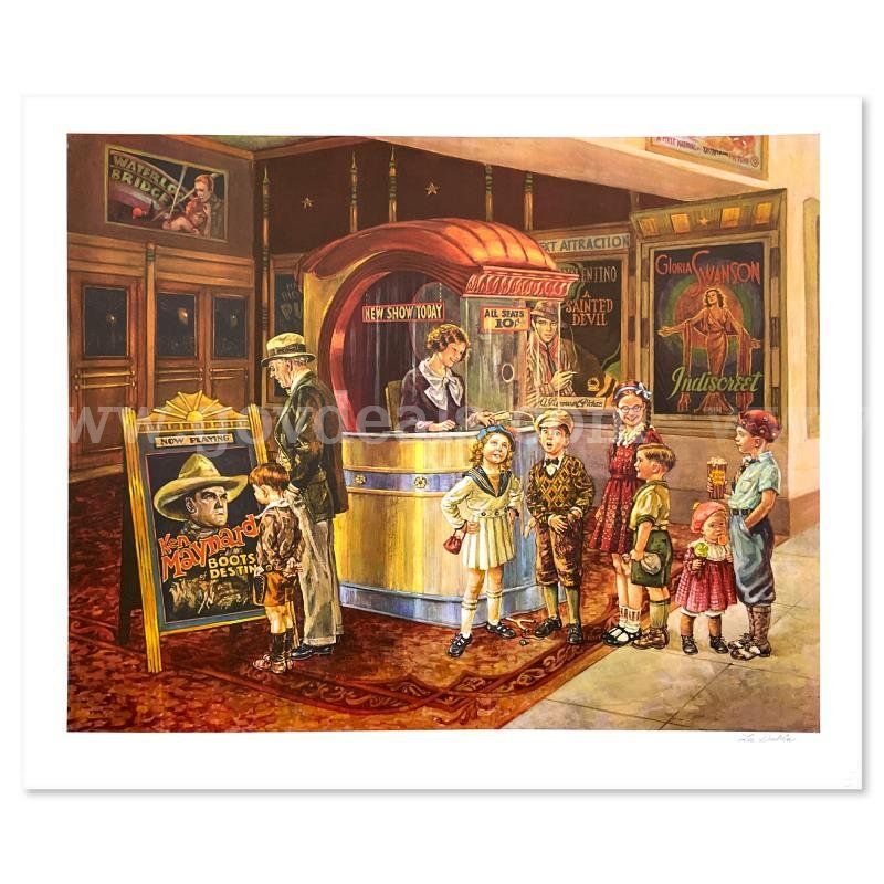 Lee Dubin, "Movie Night" Limited Edition Fine Art
