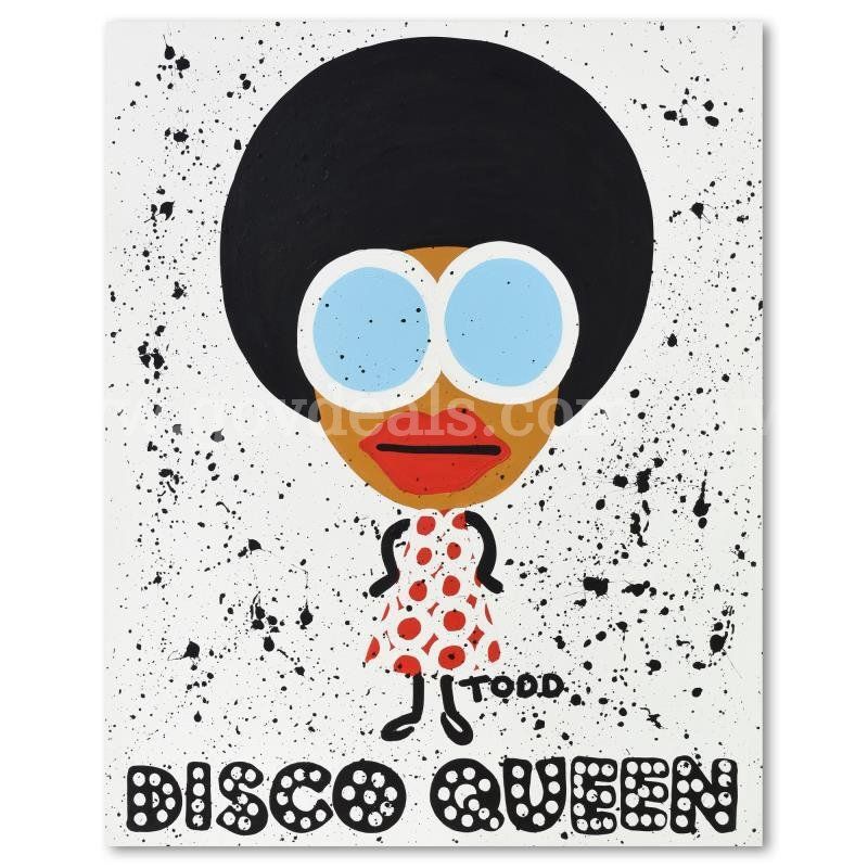 Todd Goldman, "Disco Queen" Original Fine Art