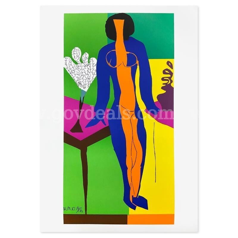 Henri Matisse 1869-1954 (After), "Zulma" Limited Edition Fine Art