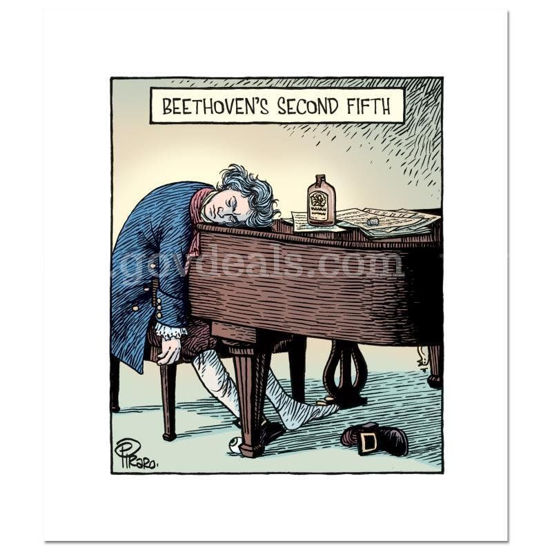 Bizarro, "Beethoven Fifth" Limited Edition Fine Art