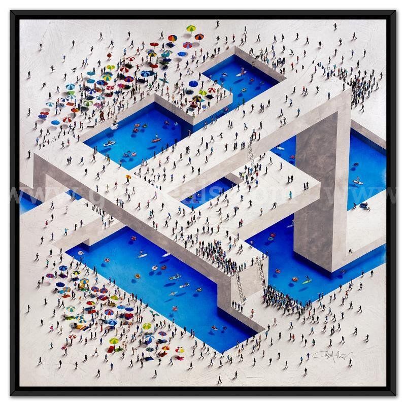Craig Alan, "Populus: Swim Complex" Limited Edition Fine Art