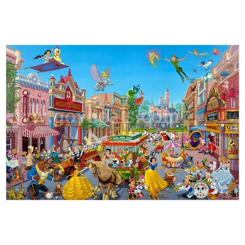 Manuel Hernandez, "Happiest Street On Earth" Limited Edition Fine Art
