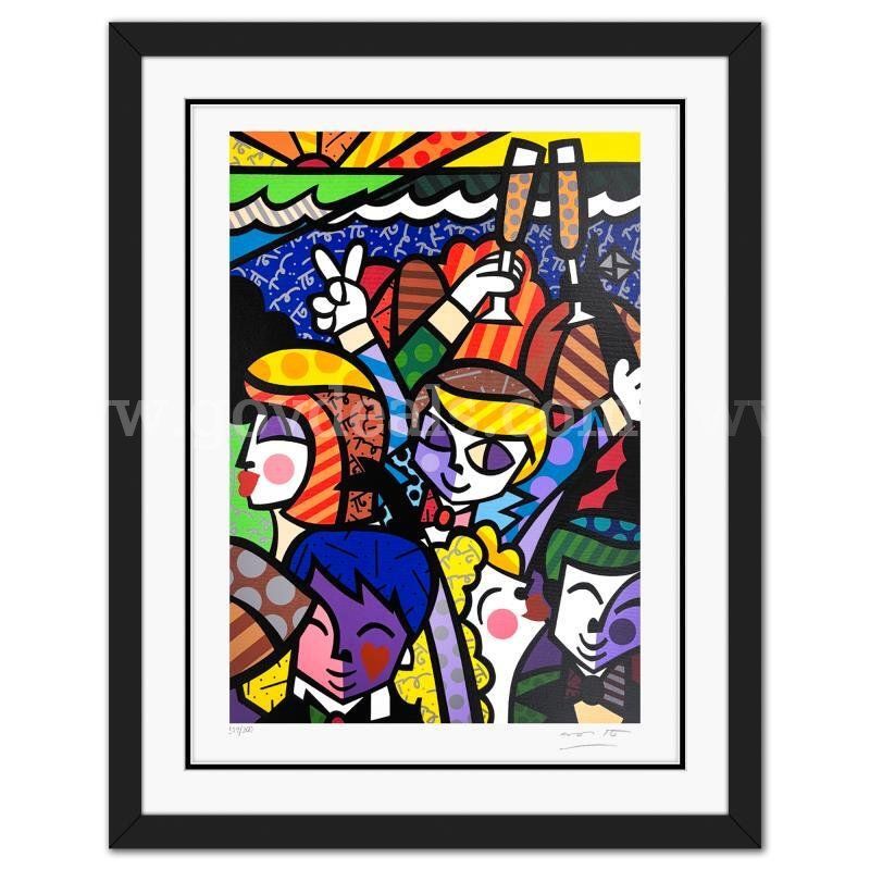 Britto, "Celebration" Limited Edition Fine Art